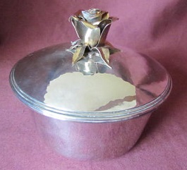 CHRISTOPHER LAWRENCE Silver Box/Covered Bowl
