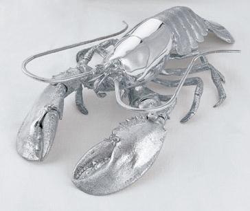 x COMYNS - Silver LOBSTER SERVING DISH