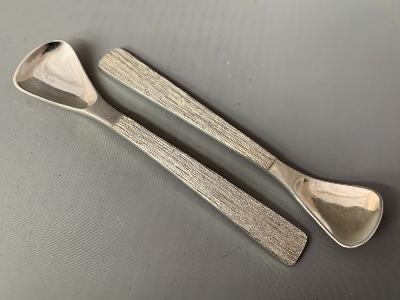 CHRISTOPHER LAWRENCE Silver CONDIMENT SPOONS