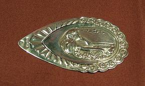 Art Nouveau Silver Bookmark