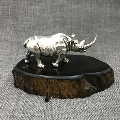 Patrick Mavros Silver Rhino