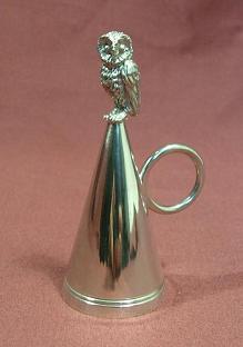 BRIAN FULLER  Silver Owl Candle Snuffer