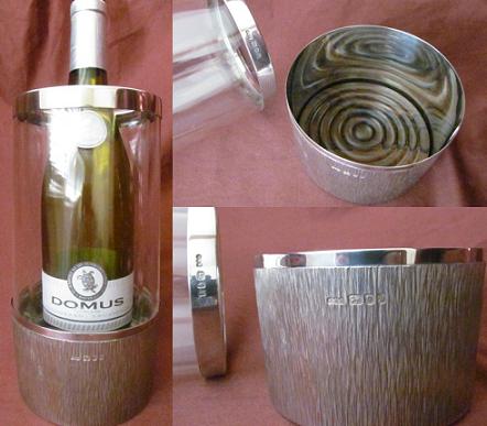 GERALD BENNEY Silver Wine Coaster / Cooler