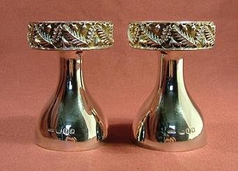 CHRISTOPHER LAWRENCE Silver Candlesticks 
