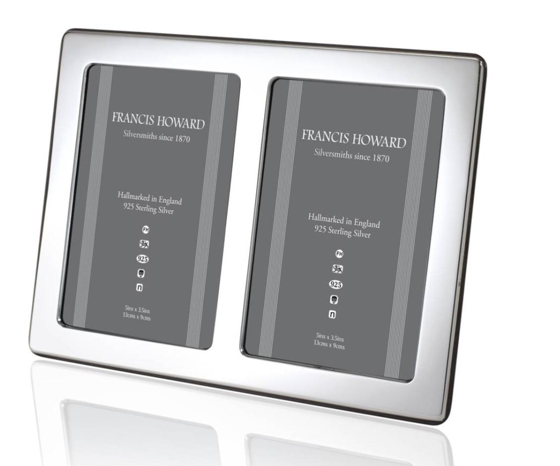 Fine Edged Silver Double Frame main image 0