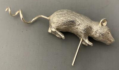 ANDREW BUCKINGHAM Silver MOUSE - LARGE