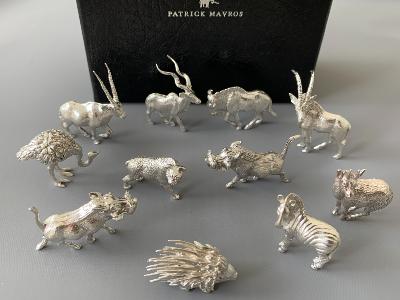 PATRICK MAVROS Silver ANIMAL SCULPTURES
