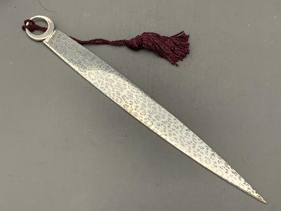 LEO SHIRLEY-SMITH Silver LETTER OPENER 'LEOPARD'