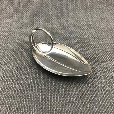 GEOFFREY BELLAMY Silver 'Leaf' Caddy Spoon