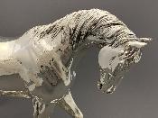 Silver HORSE - THOROUGHBRED
