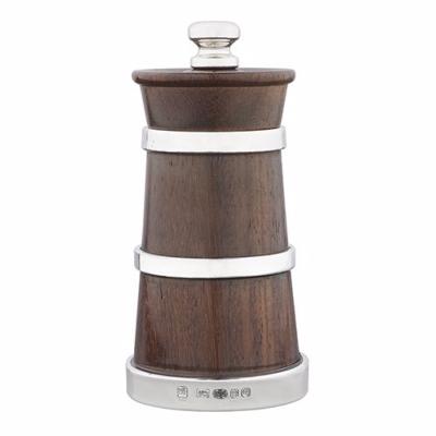 Silver & Rosewood CHURN PEPPERMILL
