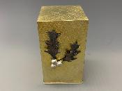 STUART DEVLIN Silver CHRISTMAS BOX 'The HOLLY and the IVY'