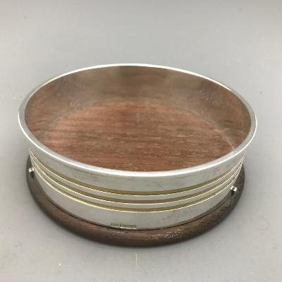 BRIAN ASQUITH Silver BOTTLE COASTER