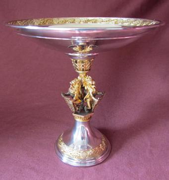 AURUM Silver 'COLLEGE of ARMS' TAZZA