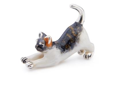 SATURNO Silver and Enamel CAT