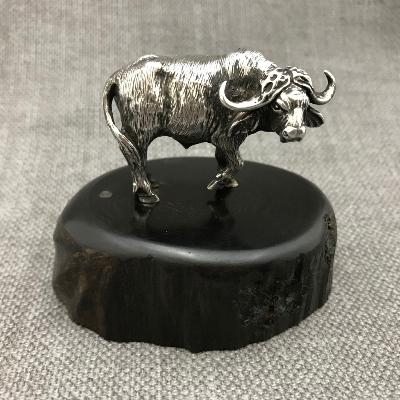 PATRICK MAVROS Silver Buffalo Bull
