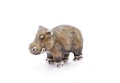 SATURNO Silver and Enamel HIPPO - Small