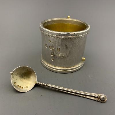 MICHAEL BOLTON Silver SALT with SPOON