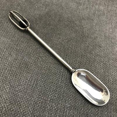 GRAHAM STEWART Silver 'Caged Ball' Spoon