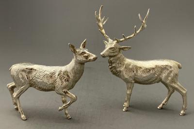 Silver Stag and Deer 