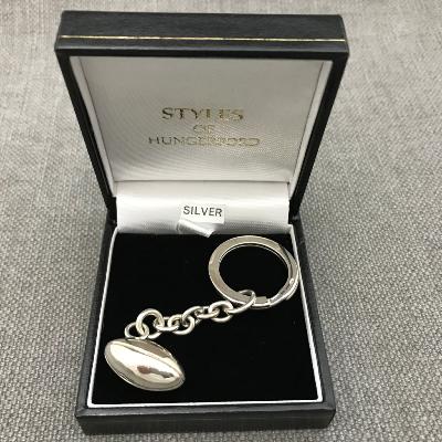 Silver RUGBY KEY RING