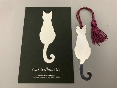 LEO SHIRLEY-SMITH Silver BOOKMARK - CAT