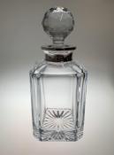 Silver Mounted WHISKY DECANTER