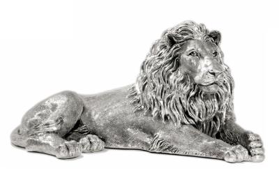 x Large Silver LION