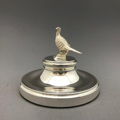 Silver PHEASANT PAPERWEIGHT