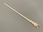 VICTORIAN Silver QUEEN'S PATTERN SKEWER - Large