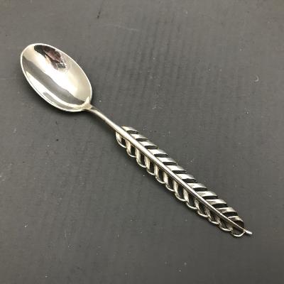 GRAHAM WATLING Silver 'FEATHER' SPOON