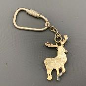 Silver STAG KEY RING