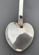 MALCOLM APPLEBY Silver LARGE HEART SPOON