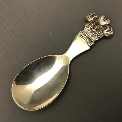 BRIAN FULLER Silver 'PRINCE of WALES' CADDY SPOON