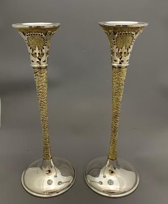 ANTHONY ELSON Silver CANDLESTICKS