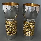 AURUM Silver 'HEREFORD CATHEDRAL' GOBLETS