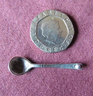 MICHAEL BOLTON Silver Miniature Spoon 
