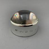 Silver Mounted MAGNIFYING GLASS - SMALL