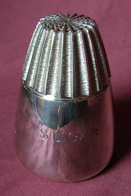 CHRISTOPHER LAWRENCE Silver Sugar Caster