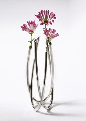 x  Silver 'Coalescence' Vase
