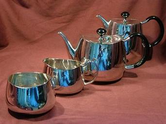 David Mellor Silver 'PRIDE' Tea/Coffee Set
