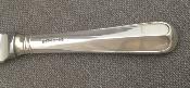 Silver CHEESE KNIFE 'Rattail'