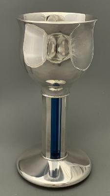 BRIAN ASQUITH Silver & Acrylic GOBLET