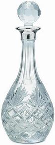 Silver and Cut Glass WINE DECANTER
