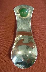 A E BONNER Silver Caddy Spoon