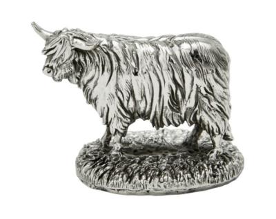Silver HIGHLAND CATTLE