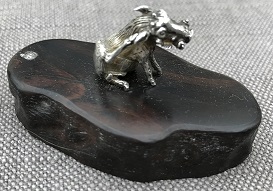 PATRICK MAVROS Miniature Silver 'Thinking Warthog'