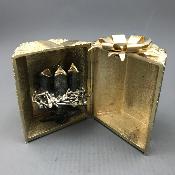 STUART DEVLIN Silver CHRISTMAS BOX - '4 CALLING BIRDS'