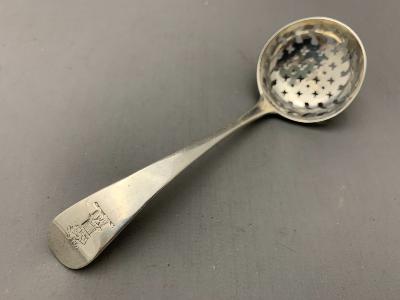 Silver SUGAR SIFTER Spoon 1798