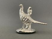 6 Silver PLACE CARDS HOLDERS - PHEASANT